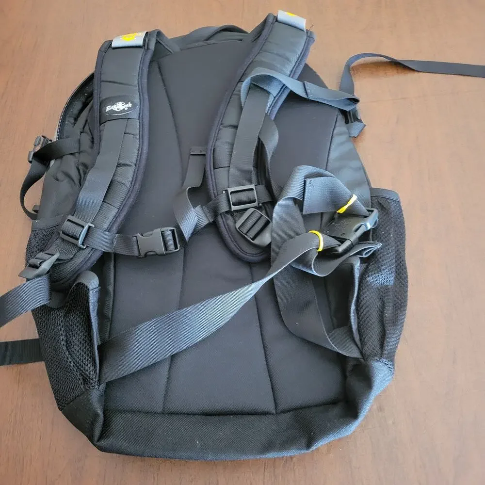 Vintage Eagle Creek Matrix Tungsten Backpack Black Gray Tech Travel Daypack Used